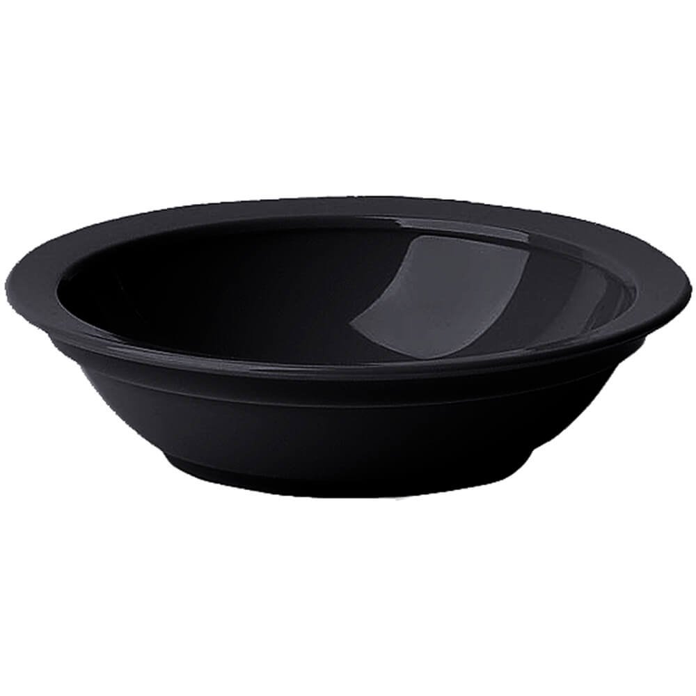 Camwear Bowl by Cambro – 6 inches (diameter) x 1.5 inches (height), 10.9 ounces, Polycarbonate, Black, Model 60CW110