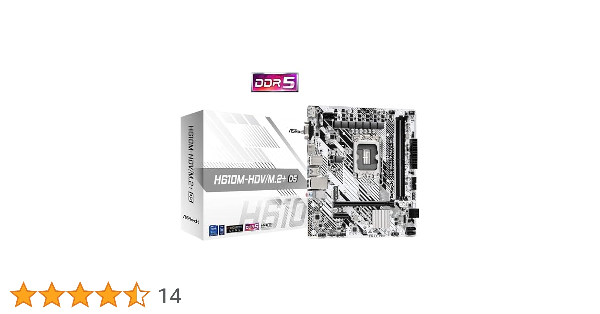 専用新品未使用マザーボードH610M-HDV/M.2 ASRock > H610M-HDV/M.2+ D5