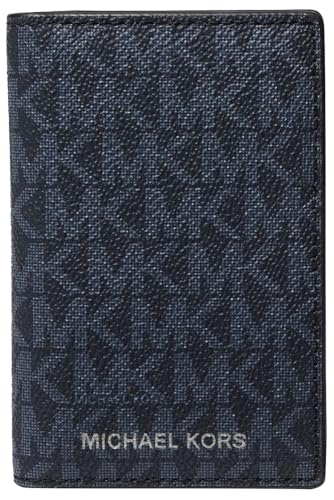 Michael Kors Hudson Folding Card Case, Navy