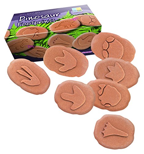 Huellas de dinosaurio Yellow Door YUS1086 piedras de exploración para niños