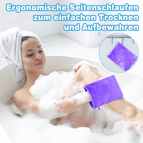 JETOP 8 Stück Mikrofaser Waschlappen Gesicht Bunt Koralle Samt Und Körper Weich Saugstark Wiederverwendbar 15x21cm Waschlappen Baumwolle Alternative Waschhandschuhe für Bad Abschminken Spa