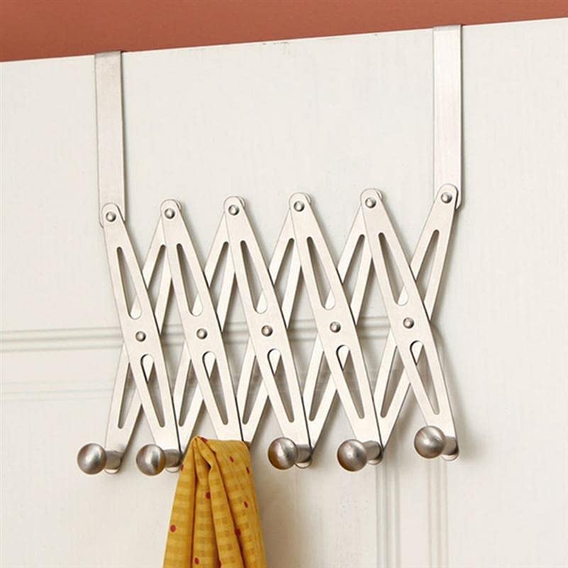 See full amazon price history chart for Agm Adjustable 6-Hook Flexible Back Door Hook Hanger, Stainless Steel Heavy Duty Door Hanger for Clothes, Coats, Robes, Hats, Towel Rack Organizer, Bathroom Kitchen Hooks, Pack of 1, Silver Agm Adjustable 6-Hook Flexible Back Door Hook Hanger, Stainless Steel Heavy Duty Door Hanger for Clothes, Coats, Robes, Hats, Towel Rack Organizer, Bathroom Kitchen Hooks, Pack of 1, Silver (B0CBXLZVF5) Amazon Price History, Amazon Price Tracker