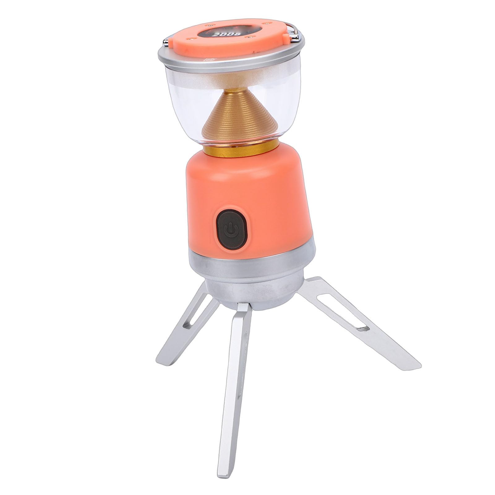 Lanterna da Campeggio Leggera con Base Magnetica e Gancio per Campeggio Ed Escursionismo All'aperto, Ricaricabile da 2400 MAh
