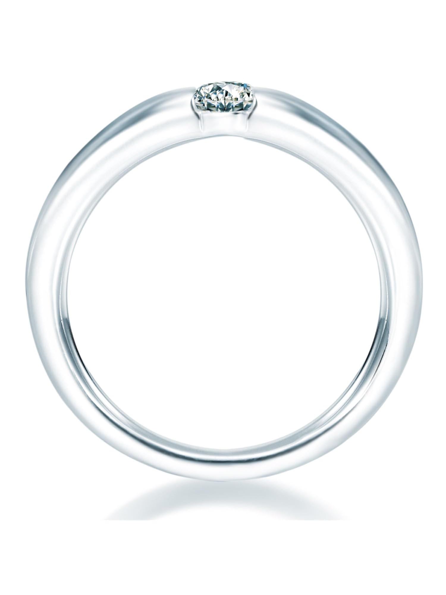 Trilani Plata de ley 925 Circonita Sortija
