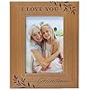 I love you grandma engraved natural wood photo frame fits 4×6 vertical portrait for grandma grandparents day best grandma ever grandmother gifts grandma me mothers day christmas  urban country home decor