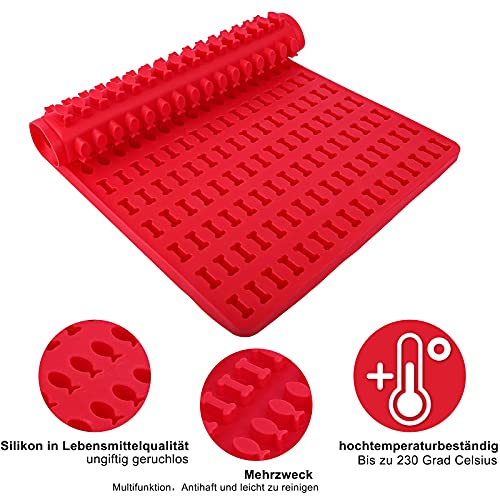 Backmatte für Hundekekse – Wellehomi Backform für Hundeleckerli