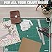 Samsill Chipboard Sheets 8.5 x 11 Inches, 50 Pack, Acid Free, 0.057” Heavy Weight, Brown, Create Three-Dimensional Embellishments for Cards, Mixed Media, Crafts, Fabric Organizer