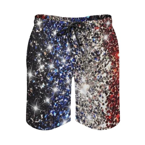 Men's Swim American Flag Trunks Quick Dry Bathing Suit Beach Swimsuit Bottom Shorts2