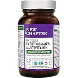 New Chapter Women’s Multivitamin + Immune, Energy & Stress Support – Every Woman’s One Daily with Fermented Probiotics & Whole Foods + Vitamin D3 + Biotin + Organic Non-GMO ingredients- 48 ct