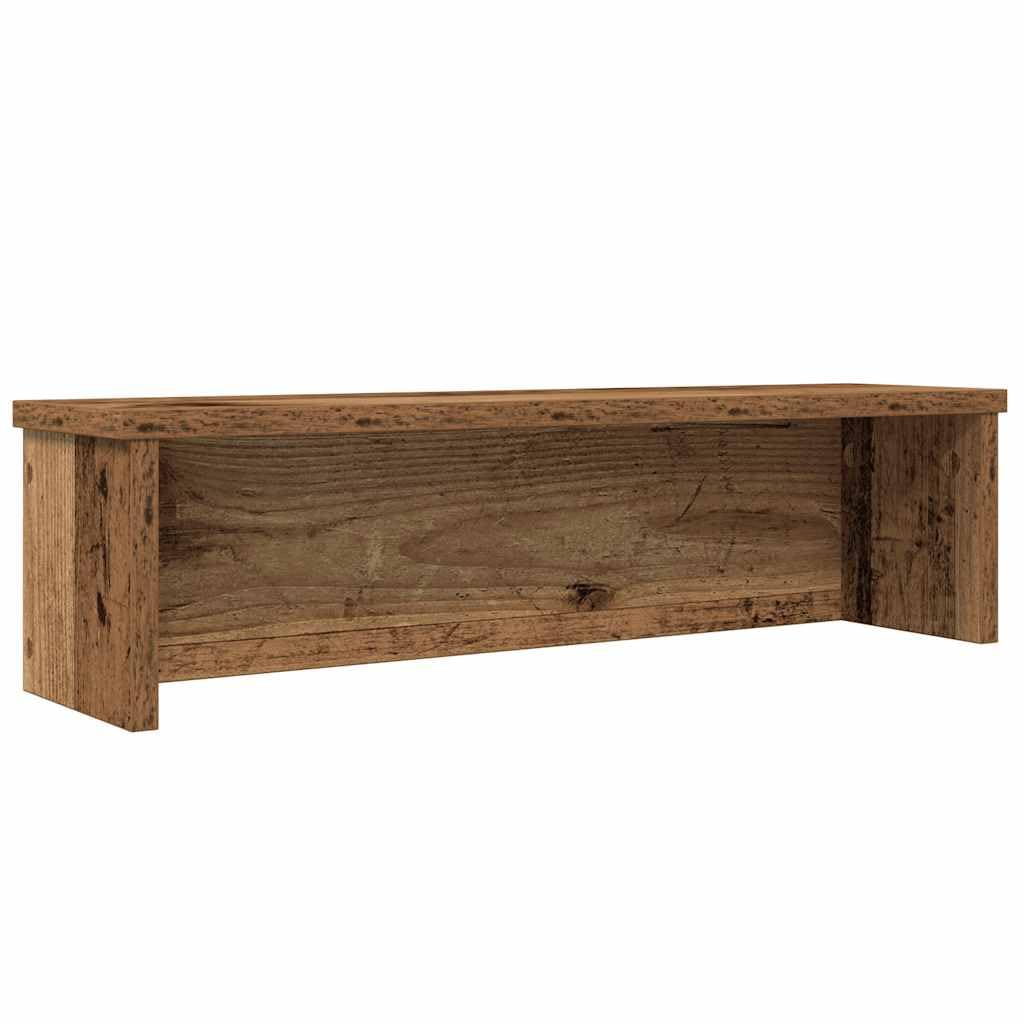 Hothingwell Küchenregal, stapelbar, 2 Stück, Altholz, 60 x 15 x 16 cm | Stabiles Holzwerkstoff, glatte Oberfläche, feuchtigkeitsbeständig, vielseitig einsetzbar, Küche, Büro, Bad, Reinigung