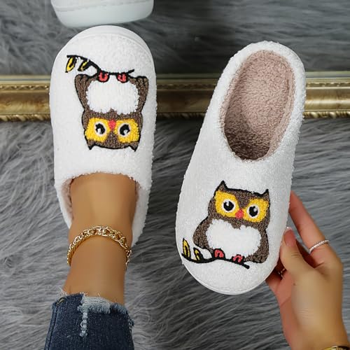 Image of Women's Men's Cute Frog Slippers Fuzzy Memory Foam Kawaii Cartoon Animal Slippers Winter Warm Fluffy Shoes