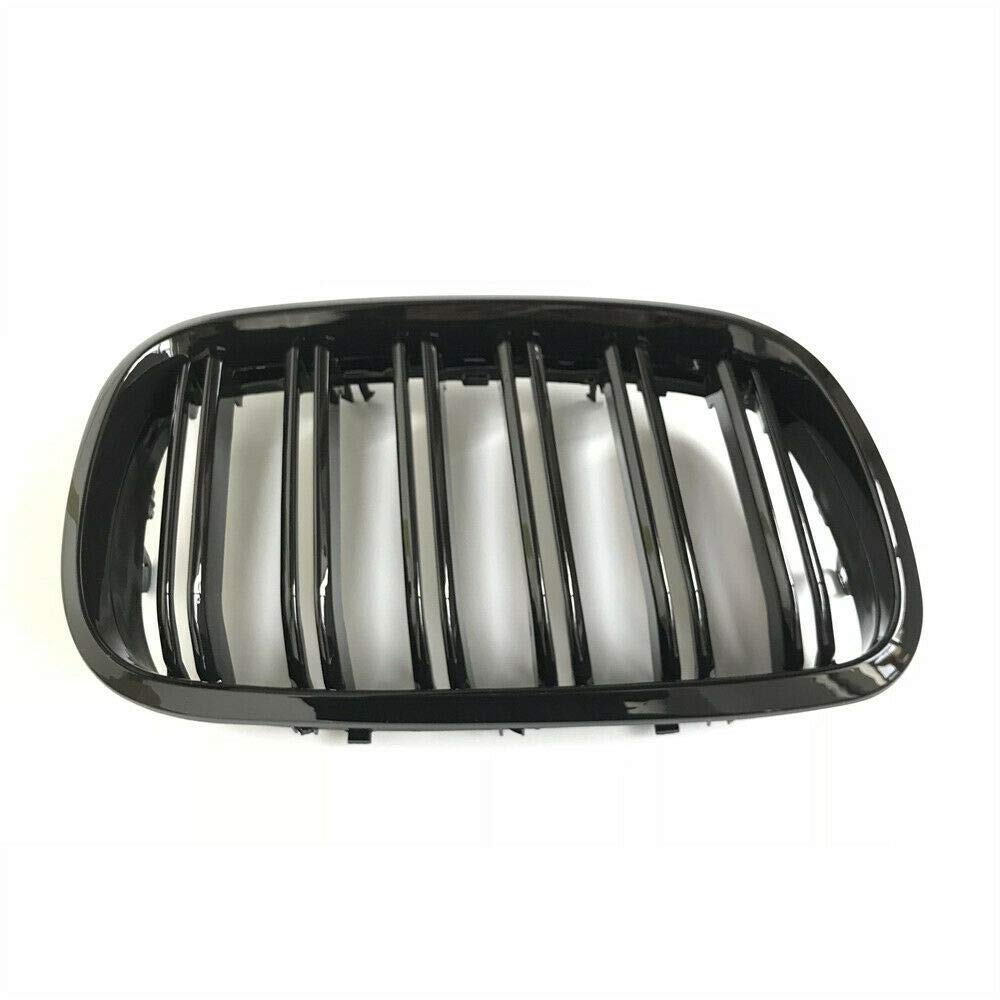 Lot De 2 Calandres Sport Noir Brillant Pour BMW Série 1 - Style Luxe