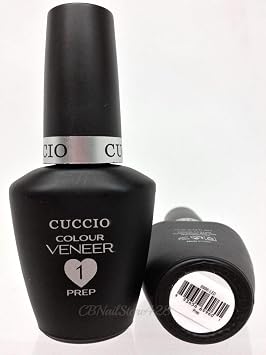 Cuccio Veneer Treatment Pack Complete LED/UV Gel Polish System, Includes Prep, Fuse, Base, and Top Coat, 13 mL Each