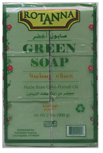 Rotanna Green Soap (Olive Pomall Oil) 2 Lb / 900 Gr