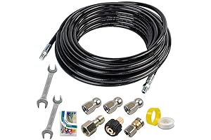 50 ft Sewer Jetter Kit for Pressure Washer