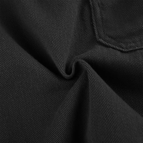 Women's Denim Pants Low Waisted Wide Leg Baggy Cargo Jeans Fashion Teen Girls Y2k Streetwear Workout Travel Trousers3