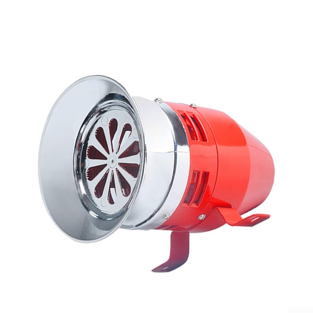 Sirena para exteriores de 220 V, 60 W, 110 dB, alarma industrial con cubierta protectora | Dispositivo de advertencia de seguridad de alta potencia para banco de almacén de fábrica