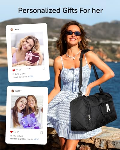 Elilier Initial Travel Duffel Bag