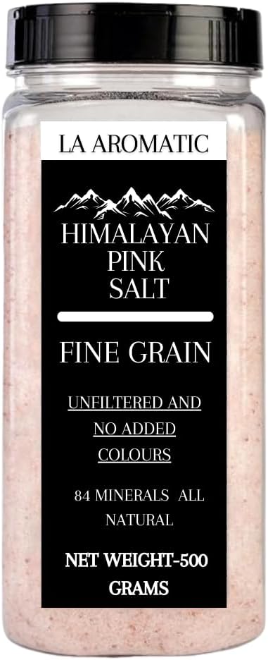 La Aromatic Pink Himalayan Rock Salt Powder-500 Grams