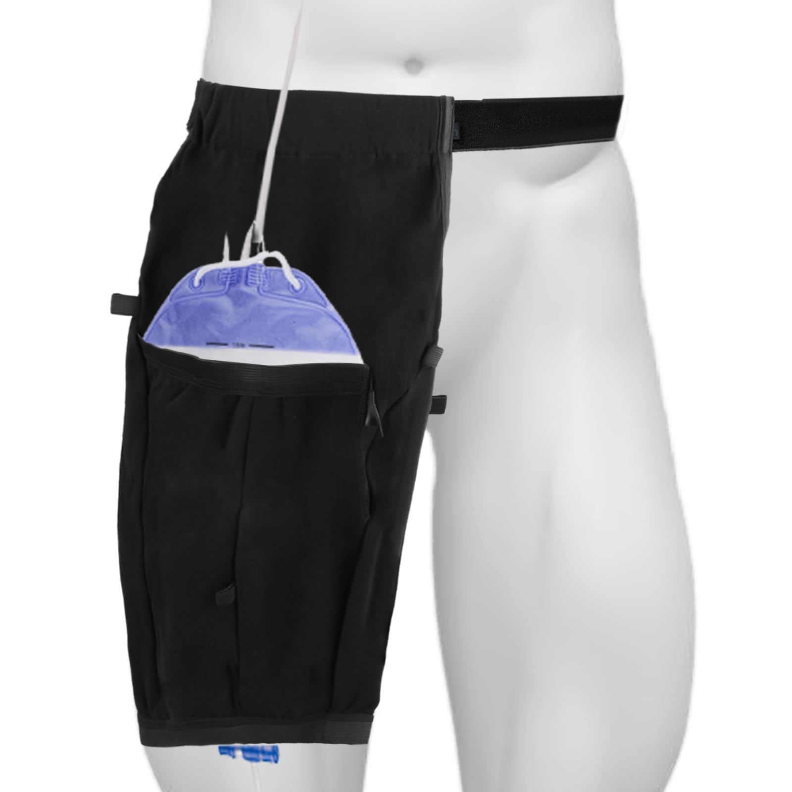 Soporte para bolsas de catéter, soporte para bolsas de catéter con cinturón, soporte para bolsas de orina, cubierta de bolsa de orina, mangas de catéter, soporte para bolsas de drenaje para
