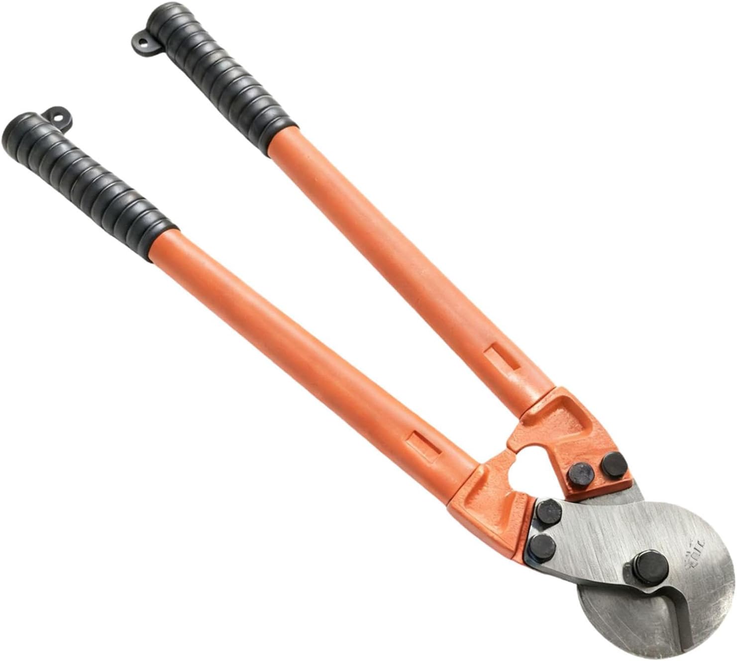 Wire Rope Cutter Heavy Duty Manual Tool for 5mm, 6mm, 8mm Steel Cable, TPU, Nylon - 17.32 Inch with Ergonomic Handle