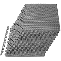 アミン　マット　refine exercise Mat ProsourceFit Interlocking Foam Exercise Mat for Home Workouts