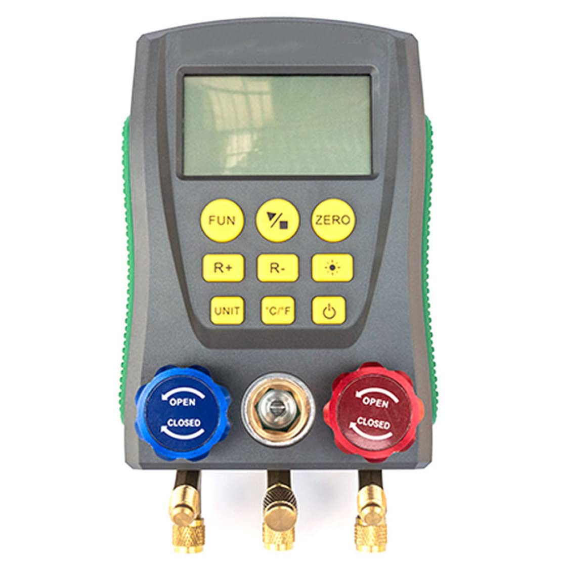 Manómetro digital de refrigeración DY517, aire acondicionado para coche, presión, temperatura, manómetro electrónico, herramientas de prueba, colector digital