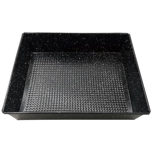 KINGHOFF KH-1775 Plaque de cuisson en marbre avec revêtement anti-adhésif 27 x 24 cm