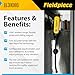 Fieldpiece - Job Link System HVACR Wireless Probe Kit - JL3KH6 - Fast Accurate Temps with Rapid Rail Technology - HVAC Tools with Padded Case