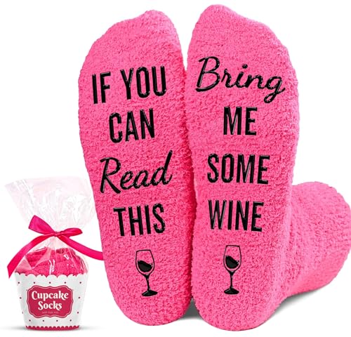 Image of VICRAZY Wine Gifts for Men, Women - Funny Socks - Gifts for Lovers - Stuff, Stocking Stuffers