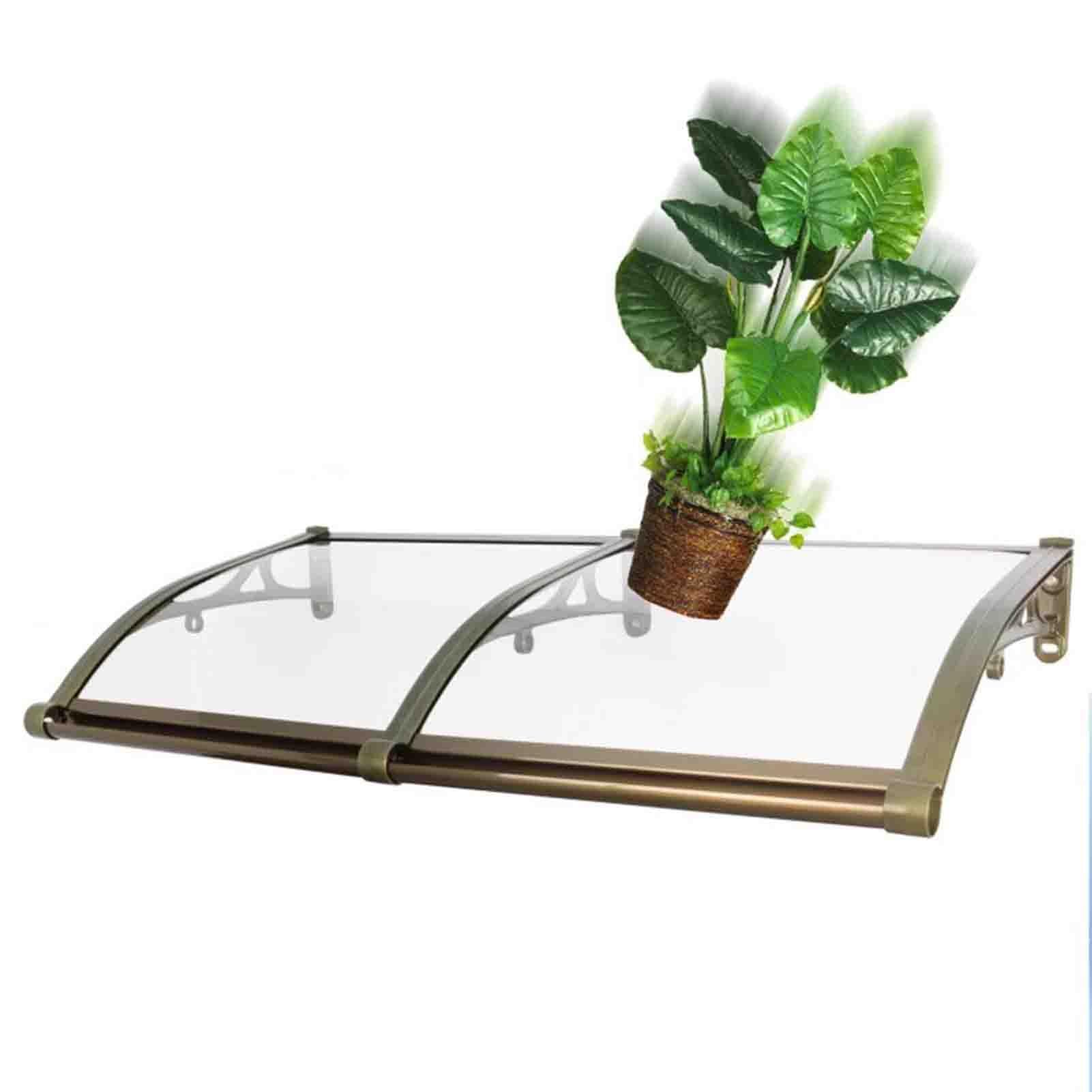 Marquesina for Puertas y Ventanas Tejadillos Exterior | For Puertas Arched Door Canopy Impermeable Anti-UV(0.6x0.8m/1.97x2.62ft)