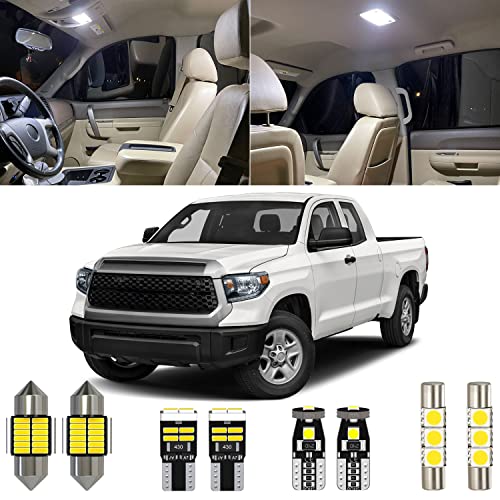 Kit interior de luces LED para Toyota Tundra 18 piezas 6000K miniatura 1