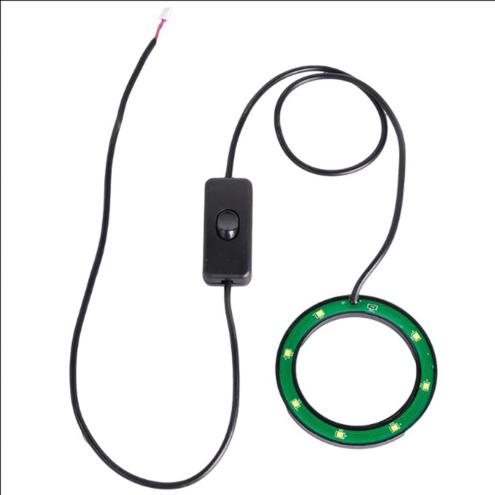 Milling machine spindle lamp,machine tool lamp,voltage 24V ID50mm LED waterproof working lamp ring lamp engraving machine spindle lamp vertical light source no shadow LED machine tool working lamp