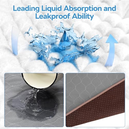 Super Absorbent Washable Pee Pads for Dogs,36×54 Inch- 1 Pack Superior Reusable Puppy Pads Pet Training Pads –100% Waterproof Dog Pee Pad Protects Perfect for Dogs, Cats, Bunny& Senior Super Absorbent Washable Pee Pads for Dogs,36×54 Inch- 1 Pack Superior Reusable Puppy Pads Pet Training Pads –100% Waterproof Dog Pee Pad Protects Perfect for Dogs, Cats, Bunny& Senior