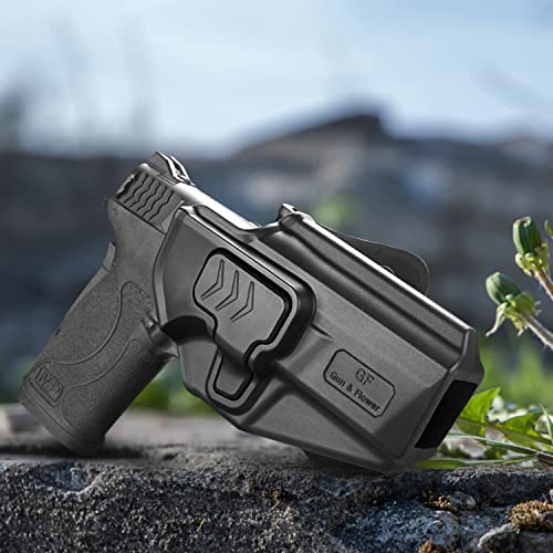 Gun&Flower OWB Holster for Beretta 92FS/ Taurus TH9 / TH9C Pistol/Sig Sauer P365/P365 SAS/Springfield XD-S/CZ P10C/ CZ P10C Airsoft/Springfield XD 4'' Service Model 9MM/.40 S&W/.45 ACP