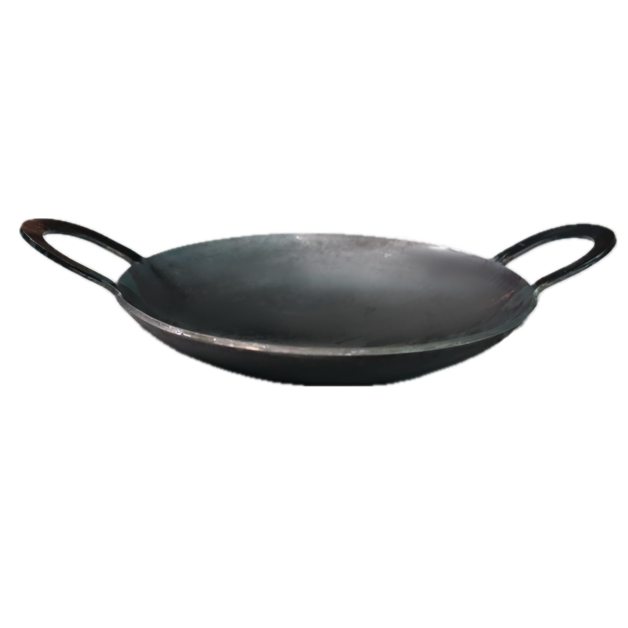 Mahiyash Pre Seasoned Pure Iron Appam Pan | AppaChatti | Appam Patra/Kallu Without Lid (8.5 Inches)-image-9