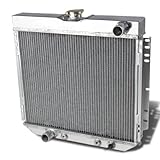 Auto Dynasty Radiator Compatible with 1963-1977 Ford Mustang Maverick Falcon Torino Fairlane Pinto Mercury Comet Cougar XR7, 3-Row Cooling Radiator, Full Aluminum