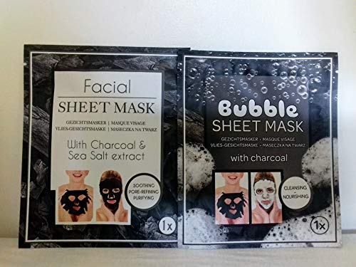 Preisvergleich Produktbild 3x Reinigende Tuchmaske -"Schäumende Tuchmaske mit Tonerde Extrakt