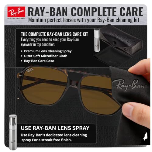 Image of Ray-Ban RB2205 BILL ONE Square-Round Sunglasses with Official Eyewear Kit