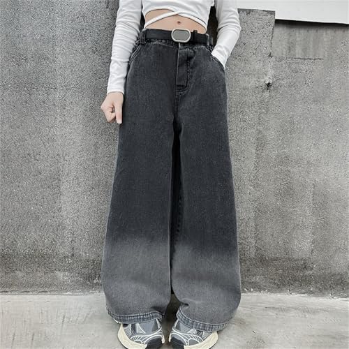 Betadog Baggy Wide Leg Jeans for Kids Straight Leg Denim Pants Teen Girls Vintage Casual Loose Jeans3