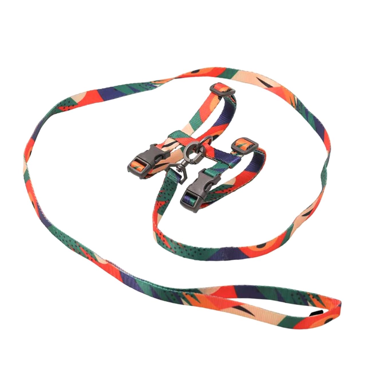 Happyyami 3piezas Arnés para Gatos Correa Antiescape Material Pom Cómodo y Duradero para Paseos Seguros y Estilosos