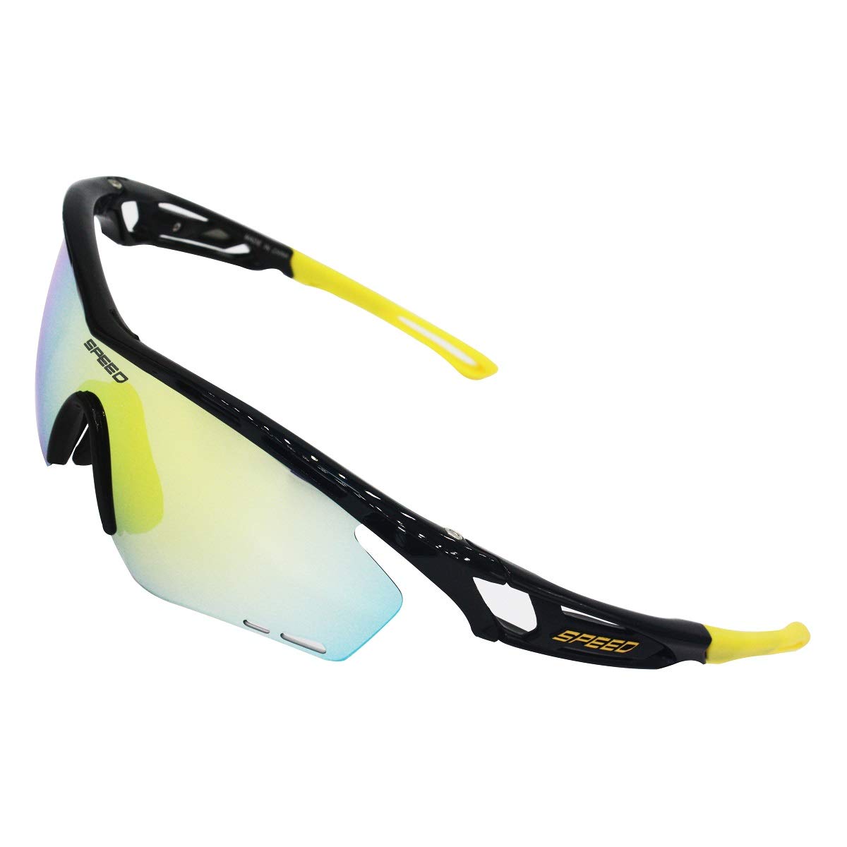 SPEED Sunglasses sp5001 - Polarized Sports Sunglasses for Men Women Cycling Running Driving Fishing Golf Baseball Glasses GRILAMID TR90 Frame TR03…