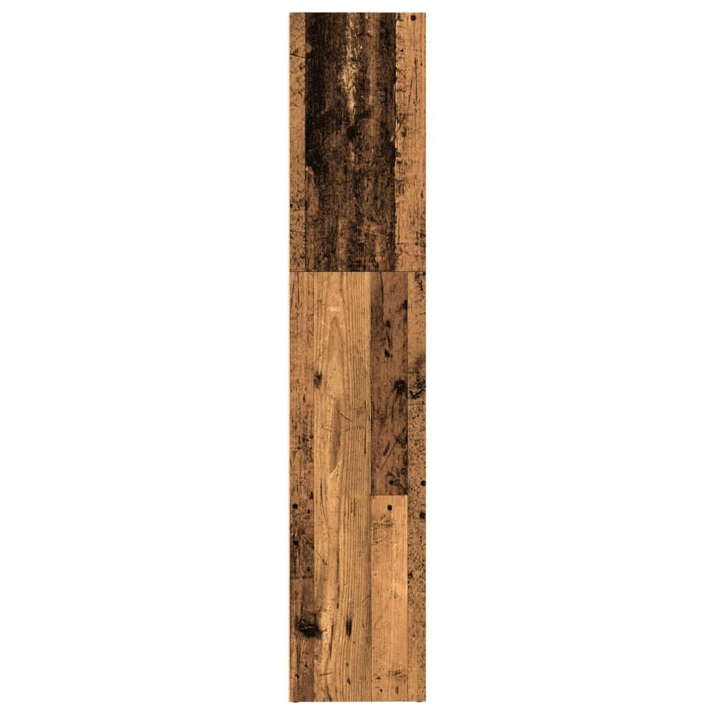 Generisch Bücherregal Altholz-Optik 80x30x152 cm Holzwerkstoff,Möbel,Regalsysteme,Bücherregale Bücherschränke-857947
