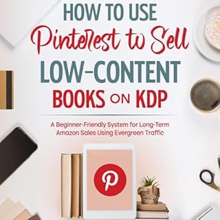 How to Use Pinterest to Sell Low-Content Books on KDP cover art