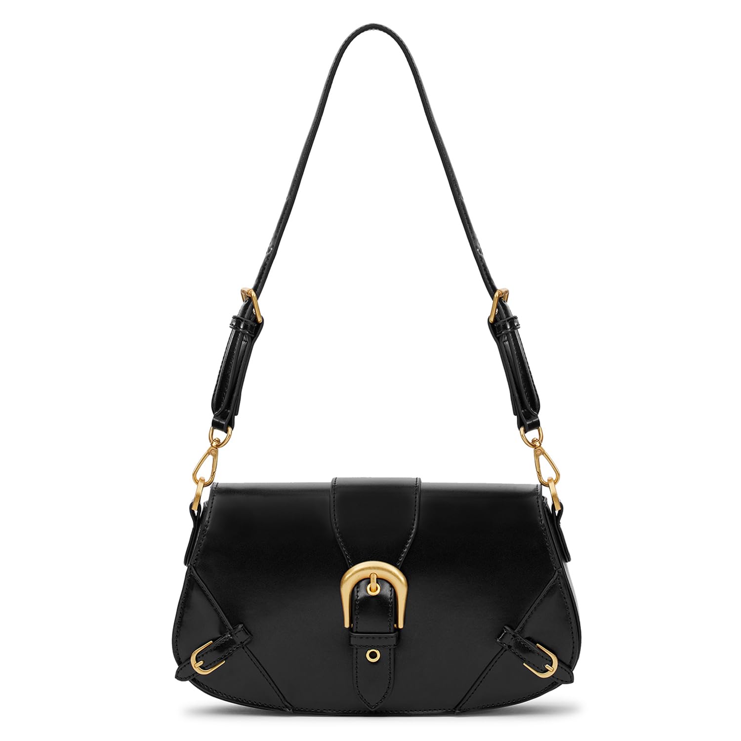 Miraggio Sylvie Shoulder Bag For Women (Black) (B0DGD29V2Y) Amazon Price History, Amazon Price Tracker