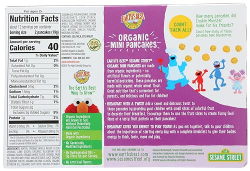 Earth'S Best Organic Blueberry Mini Pancakes thumb #1