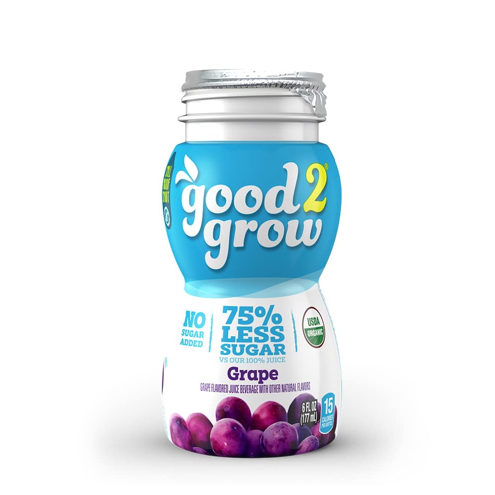 Buy good2grow Low Sugar Grape Juice 24pack of 6Ounce BPAFree Juice