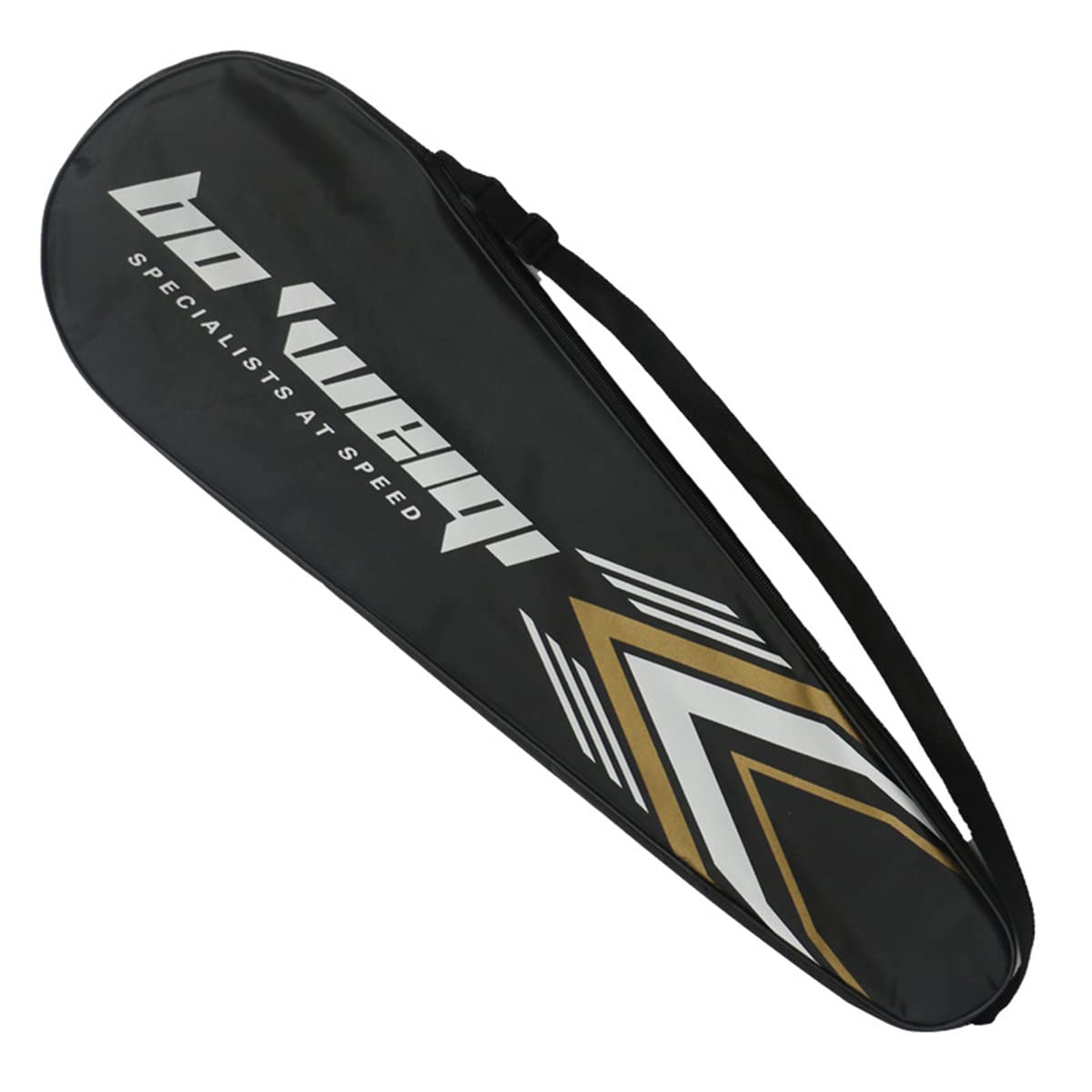 Funda para Raqueta de bádminton, Acrílico, Negro