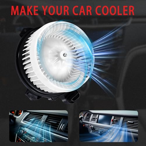 Image of 700249 HVAC Heater Blower Motor Fan Front Replacement Compatible with Toyota Corolla 2009-2019 /Prius 2012-2015 /Prius V 2012-2017, Replaces# PM4031, 8710302210