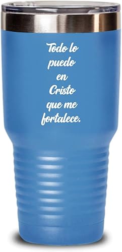 Philippians 413 regalos catolica cristianas vaso en espanol con versiculos de la biblia para padres